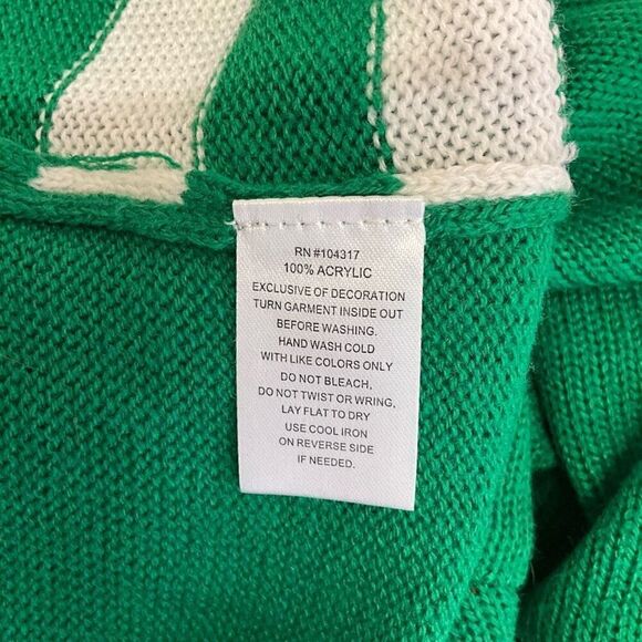 Tiara International Womens Size Large Christmas Holiday Sweater Dress Red Green - Picture 12 of 13